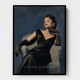 Elegantly Unbothered Vintage Glamour Wall Art