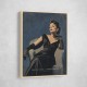 Elegantly Unbothered Vintage Glamour Wall Art