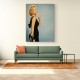 Less Perfection More Champagne Vintage Glamour Wall Art