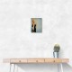 Less Perfection More Champagne Vintage Glamour Wall Art