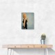Less Perfection More Champagne Vintage Glamour Wall Art