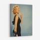 Less Perfection More Champagne Vintage Glamour Wall Art