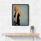 Less Perfection More Champagne Vintage Glamour Wall Art