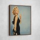 Less Perfection More Champagne Vintage Glamour Wall Art
