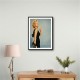 Less Perfection More Champagne Vintage Glamour Wall Art