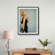 Less Perfection More Champagne Vintage Glamour Wall Art