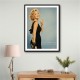 Less Perfection More Champagne Vintage Glamour Wall Art