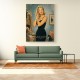 My Plans Depend On My Outfit Vintage Glamour Wall Art