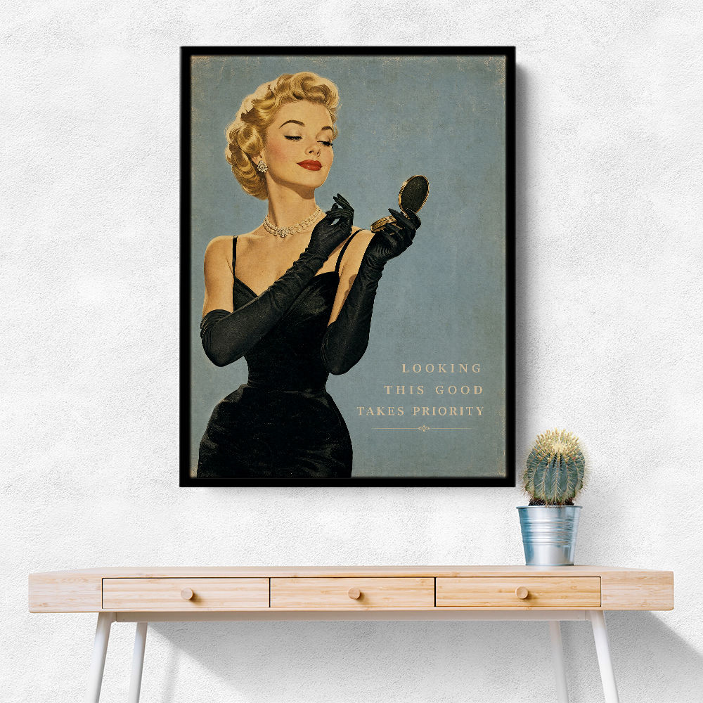 Looking This Good Vintage Glamour Wall Art