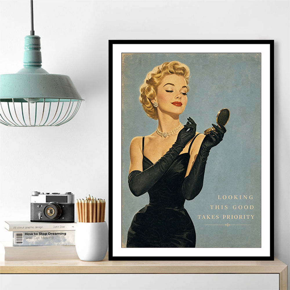 Looking This Good Vintage Glamour Wall Art