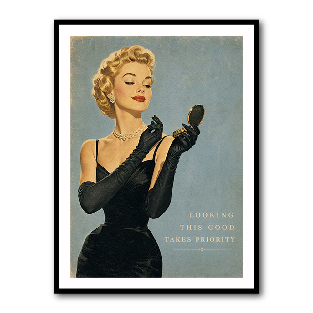 Looking This Good Vintage Glamour Wall Art