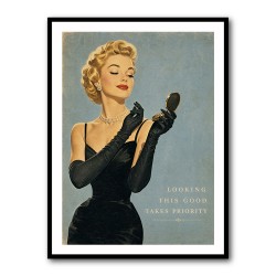 Looking This Good Vintage Glamour Wall Art
