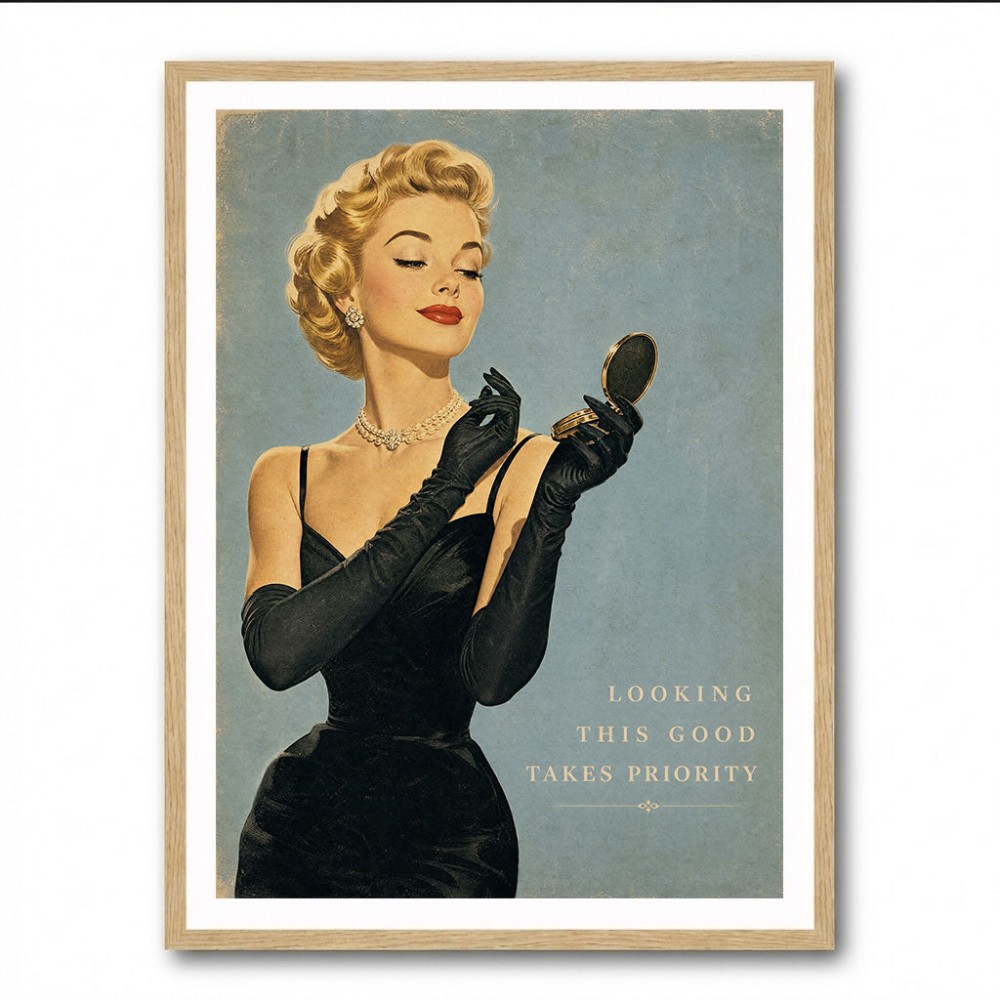 Looking This Good Vintage Glamour Wall Art