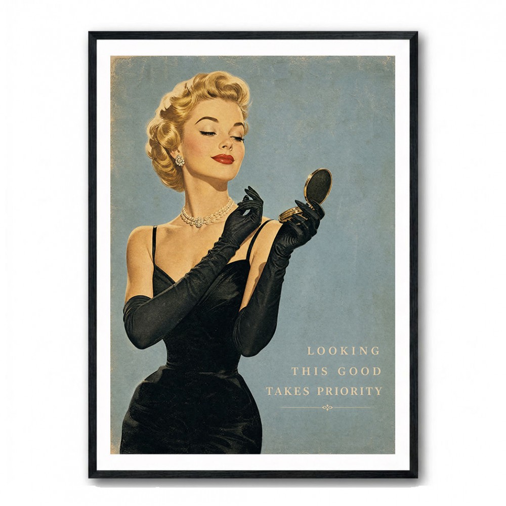 Looking This Good Vintage Glamour Wall Art