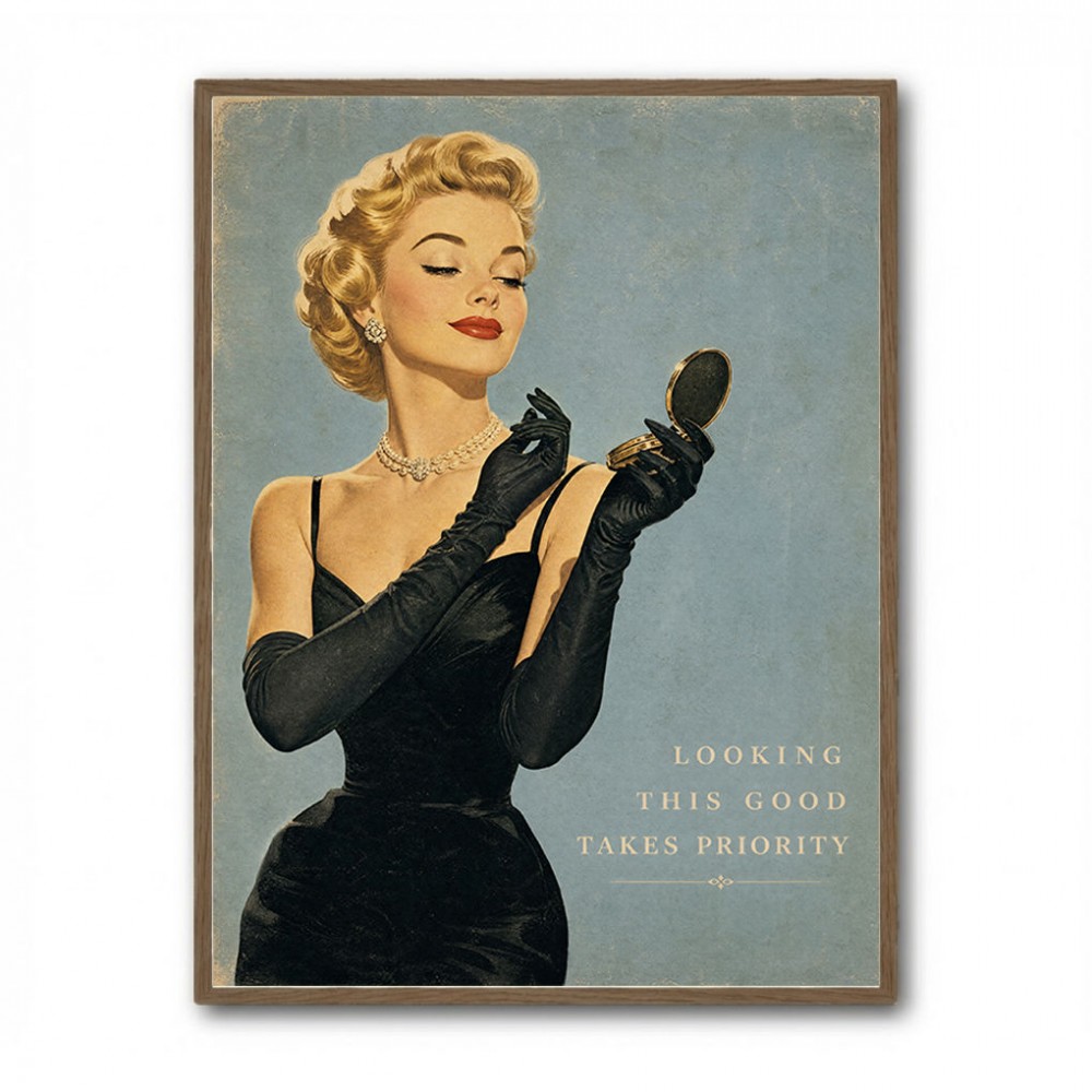 Looking This Good Vintage Glamour Wall Art