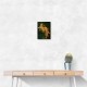 The Golden Champagne Girl Wall Art