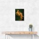 The Golden Champagne Girl Wall Art