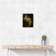 The Golden Champagne Girl Wall Art