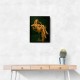 The Golden Champagne Girl Wall Art