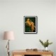 The Golden Champagne Girl Wall Art