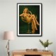 The Golden Champagne Girl Wall Art