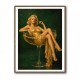 The Golden Champagne Girl Wall Art