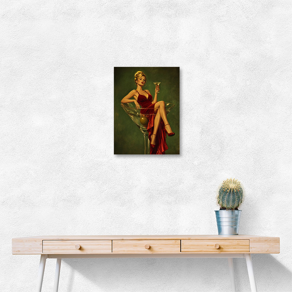 The Martini Muse Wall Art