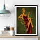 The Martini Muse Wall Art