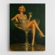 Glitter & Champagne Vintage Style Wall Art