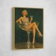 Glitter & Champagne Vintage Style Wall Art