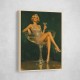 Glitter & Champagne Vintage Style Wall Art