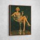 Glitter & Champagne Vintage Style Wall Art