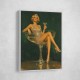 Glitter & Champagne Vintage Style Wall Art