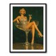 Glitter & Champagne Vintage Style Wall Art