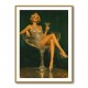 Glitter & Champagne Vintage Style Wall Art