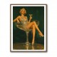 Glitter & Champagne Vintage Style Wall Art