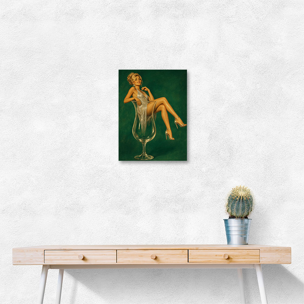 Fizz, Fringe & Fabulous – Vintage Glamour Wall Art