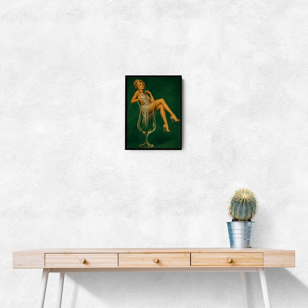 Fizz, Fringe & Fabulous – Vintage Glamour Wall Art