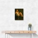 Feathered in Champagne – Vintage Glamour Wall Art