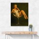 Feathered in Champagne – Vintage Glamour Wall Art