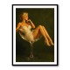 Feathered in Champagne – Vintage Glamour Wall Art
