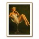 Feathered in Champagne – Vintage Glamour Wall Art