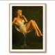 Feathered in Champagne – Vintage Glamour Wall Art