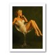 Feathered in Champagne – Vintage Glamour Wall Art