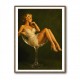 Feathered in Champagne – Vintage Glamour Wall Art