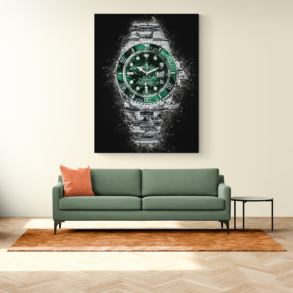 Rolex Hulk Submariner Abstract