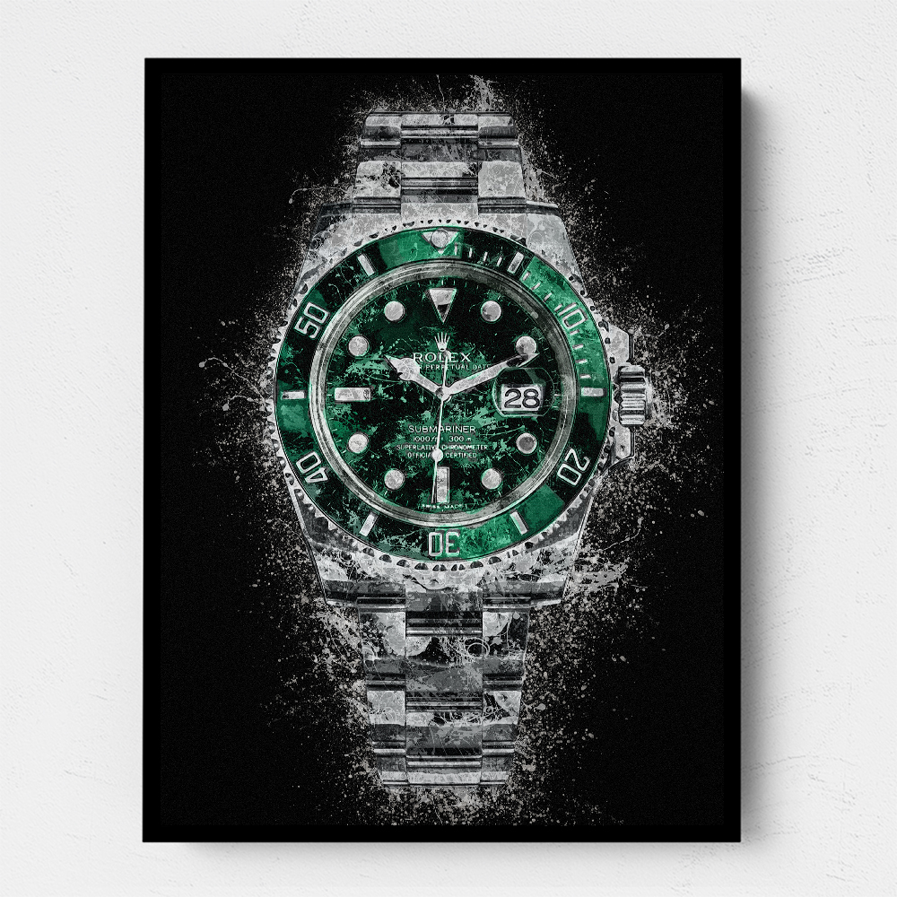 Rolex Hulk Submariner Abstract