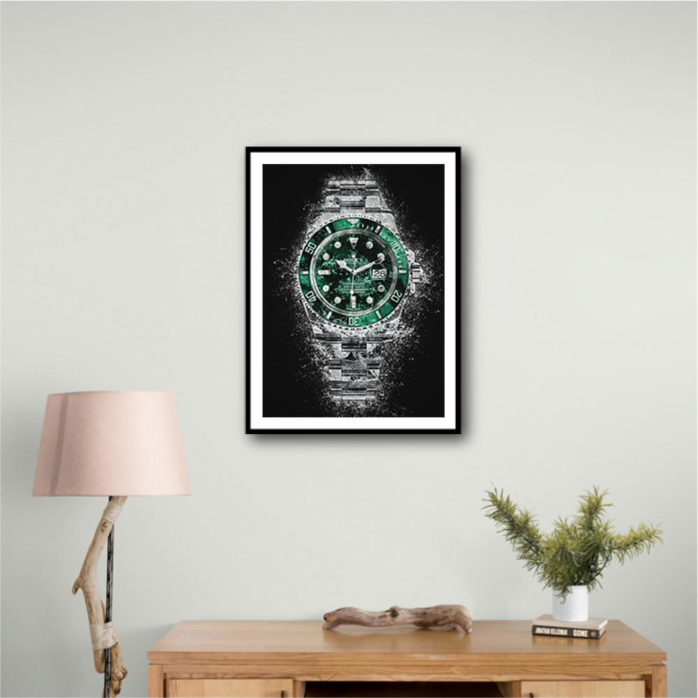 Rolex Hulk Submariner Abstract