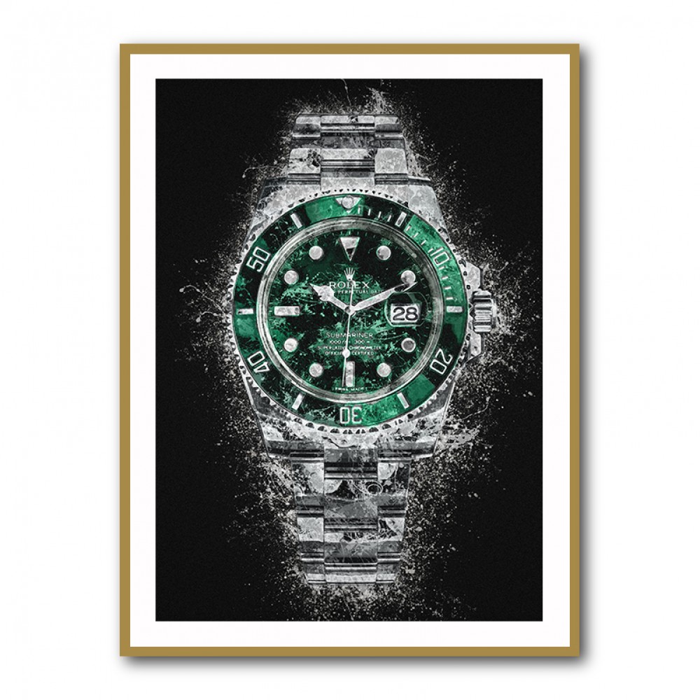 Rolex Hulk Submariner Abstract