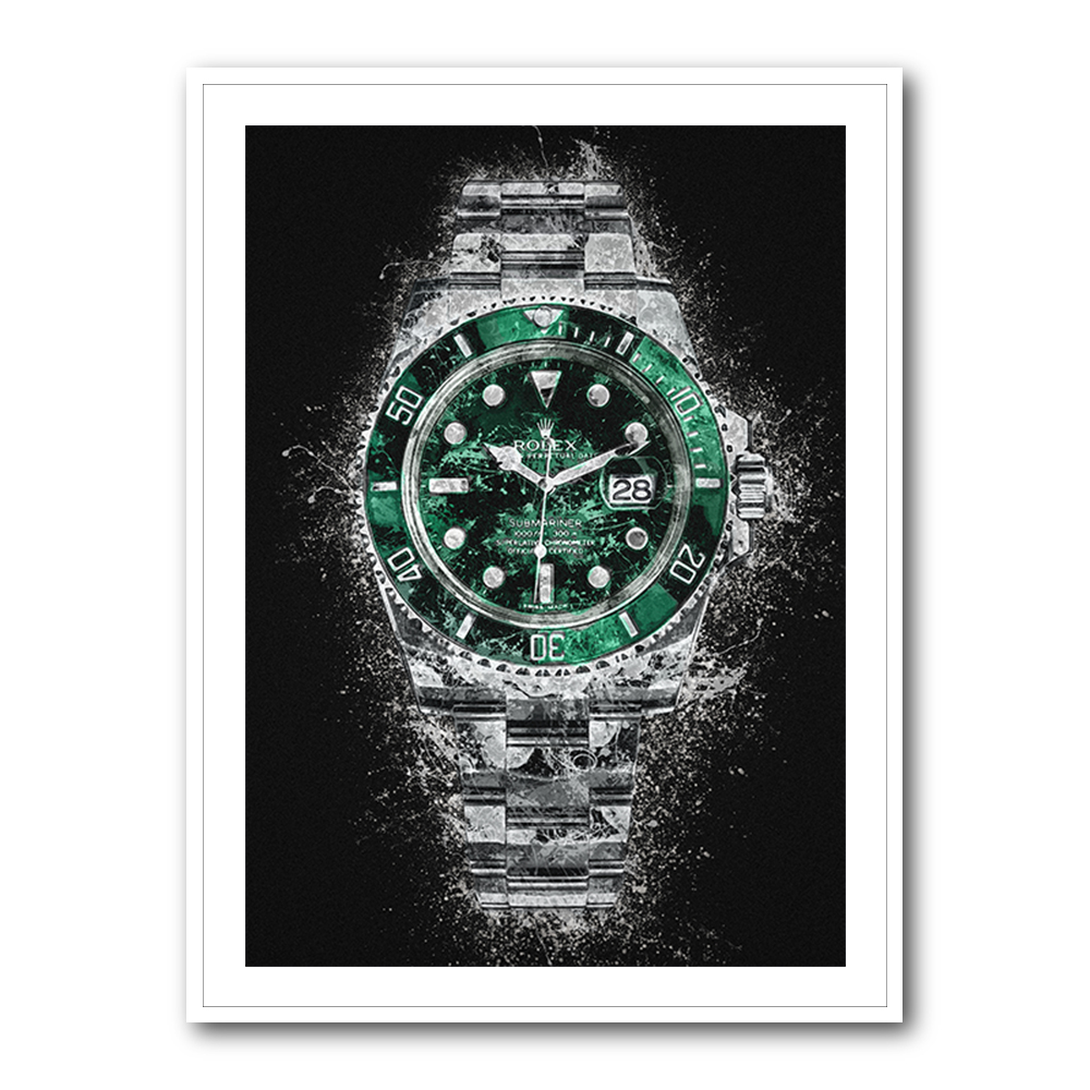 Rolex Hulk Submariner Abstract